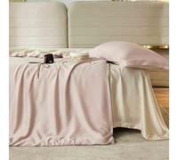 BDDCYWY Full Size 4 Piece Set，Lycel Fiber Bedding Set，Comfy Breathable & Cooling Bed Sheets Set - Hotel Luxury Bedding for Women, Men, Kids & Teens O-1.8M