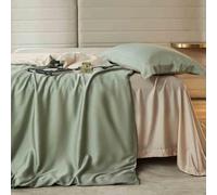 BDDCYWY Full Size 4 Piece Set，Lycel Fiber Bedding Set，Comfy Breathable & Cooling Bed Sheets Set - Hotel Luxury Bedding for Women, Men, Kids & Teens O-1.8M