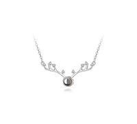 BDDCYWY Jewelry/Necklaces Necklace All The Way with You Clavicle Pendant Necklaces Exquisite Antlers Necklaces for Women Women's Pendants