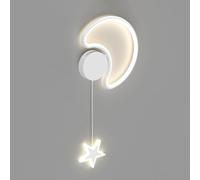 BDDCYWY lamp Bedside Led Light for Child's Modern Nordic Cloud-Shaped Sconce, 3 Color Mode Metal Lighting Fixture, Bedroom Living Room Indoor Decor Wall Lamps