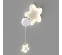 BDDCYWY lamp Bedside Led Light for Child's Modern Nordic Cloud-Shaped Sconce, 3 Color Mode Metal Lighting Fixture, Bedroom Living Room Indoor Decor Wall Lamps