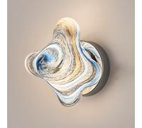 BDDCYWY lamp Indoor Decor Light Bedside Sconce with Glass Shade, Creative Planet Lamp for Child's Room Modern Nordic Wall Lighting Fixture, G9 Socket