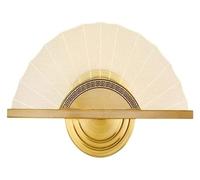 BDDCYWY Light Modern Wall Sconce, Wall Lamp Led Copper Wall Sconce Light Acrylic Lampshade Wall Decoration Lamps Chinese Living Room Background Wall Wall Lamps Compatible with Bedroom Bedside Cafe