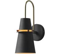 BDDCYWY Light Nordic Modern Black Wall Sconce Lampshade Gooseneck Postmodern Colorful Metal E27 Wall Light Retro Industrial Wall Lamp Mirror Lamp Indoor Lighting for Living Room Restaurant Bedroom,