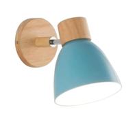 BDDCYWY Light Nordic Wall Lights Solid Wood Wall Sconce Indoor Wall Lamp Suitable for Living Room Bedroom Bedside Reading Wall Lantern(Pink) Light