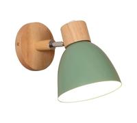 BDDCYWY Light Nordic Wall Lights Solid Wood Wall Sconce Indoor Wall Lamp Suitable for Living Room Bedroom Bedside Reading Wall Lantern(Pink) Light