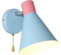 BDDCYWY Light Wall lamp Wall Light with Pull Cord, Simple e27 Indoor Wall Sconce Lighting Fixture Bedroom Bedside Reading Lights,Luxury Design Light