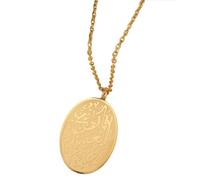 BDDCYWY necklace Elegant Pendant Arabic Charm Jewelry Chaifor Daily Wear