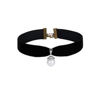 BDDCYWY New Black Velvet Ribbon Choker Necklace Cool Punk Goth Gothic Collar Choker Star Snowflake Heart Clavicle Chain