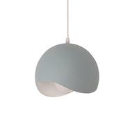 BDDCYWY Retro Round Pendant Light V-intage Industrial Ceiling Lighting Macaron Color Metal Shade E27 Base Pendant Lamp Fixture Droplight for Farmhouse Restaurant Loft Kitchen Coffee Bar Chandelier