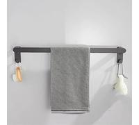 BDDCYWY Shower Caddy Gunmetal Gray Bathroom Accessory Set, Space Aluminum Metal Towel Rail Rack Bar Shelf, Paper Holder, Toothbrush Holder Bathroom Shelf Storage (Color : Single corner shelf)