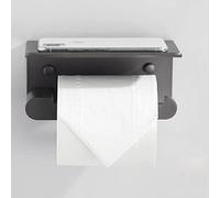 BDDCYWY Shower Caddy Gunmetal Gray Bathroom Accessory Set, Space Aluminum Metal Towel Rail Rack Bar Shelf, Paper Holder, Toothbrush Holder Bathroom Shelf Storage (Color : Single corner shelf)