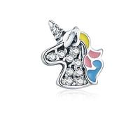 BDDCYWY Style Silver Licorne, Owl, Cat, Tree Of Life Petites Charm Fit Original Floating Necklace Jewelry