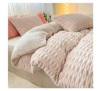BDDCYWY Winter king size bedding set home textile thickened warm plush quilt cover sheet pillowcase 4-piece bed sheet quilt cover,bedding ui