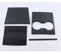 BDDXWSM Car Centre Console Trim For Tesla For Model 3 2018-2020 Plastics Moulded Cover Adhesive Trims Interior Sticker Centre Console Trim(Glossy Carbon)