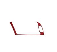 BDDXWSM Car Interior Sticker for A4L A5 2009-2016 Trim Light Panel Frame Stickers Left Hand Drive Accessories Decoration Overlay Decoration Decal(RED)