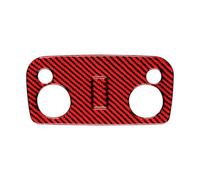 BDDXWSM Car Interior Sticker for Mustang 2005-2009 S197 GT Reading Light Control Panel Trim Stickers Cover Frame Accessories Decoration Decal(RED)