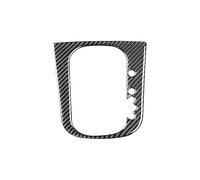 BDDXWSM Car Interior Sticker for VW for Scirocco R 2009-2016 Cover Stickers Gear Panel Decorative Frame Trim Accessories Decoration Decal(Black,RHD)