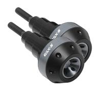 BDDXWSM Falling Protector Sliders Motorcycle Bumper Frame Slider Protection For Suzuki GSX-S750 GSXS1000 GSXS GSR Side Falling Protector Crash Guard Drop Ball Crash Pad Protector(Titanium 1)