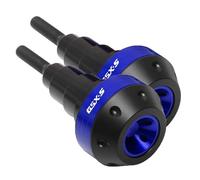 BDDXWSM Falling Protector Sliders Motorcycle Bumper Frame Slider Protection For Suzuki GSX-S750 GSXS1000 GSXS GSR Side Falling Protector Crash Guard Drop Ball Crash Pad Protector(BLUE 1)