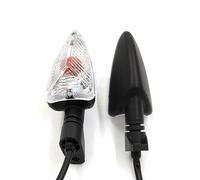 BDDXWSM Motorbike Turning Indicators Flashing Lamp Lights For Aprilia SXV 550 SL 750 Shiver SMV 1200 Dorsoduro Turn Signal Light Side Auxiliary Lights(Front-Clear)