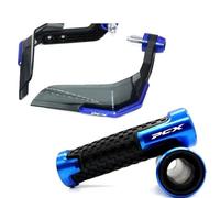 BDDXWSM Motorcycle Handguard Grips Handle Shield Hand Guard Protector For H&onda PCX125 PCX 125 PCX150 PCX 150 PCX160 Windshield Handlebar Handguard Handle Protective(BLUE)