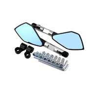 BDDXWSM Motorcycle Rear View Side Mirror For Suzuki GSX 750 GSX 1000 GSX 125 GSX 150 GSF 650 Bandit Fold The Rotatable Mirror Rear View Side Mirrors(Silver)