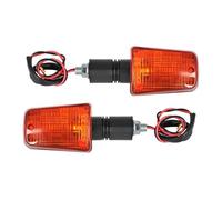 BDDXWSM Motorcycle Short-Stem Turn Signals For Suzuki DR125 DR200 DR250S DR350S DR650 GSXR750 Brake Light Signal Indicator Side Auxiliary Lights(2 pcs)