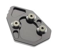 BDDXWSM Motorcycle Side Stand Pad For BMW K1200S K1200R K1300S K1300R K1200 1300RS CNC Kickstand Foot Extension Support Plate support kickstand pad(Titanium)