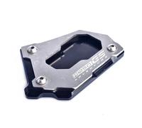 BDDXWSM Motorcycle side stand pad For BMW R1250GS Adv Rally R1250 GS Adventure Kickstand Sidestand Stand Extension Enlarger Pad support kickstand pad(Silver black1)