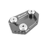 BDDXWSM Motorcycle side stand pad For BMW S1000R 2014-2020 2018 2017 2016 Kickstand Enlarge Extension Support Pad support kickstand pad(Titanium)