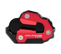 BDDXWSM Motorcycle Side Stand Pad For Goldwing 1800GL 1800F6B GL1800 Kickstand Foot Extension Support Plate support kickstand pad(RED)