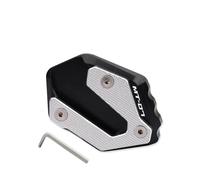 BDDXWSM Motorcycle side stand pad For MT-07 2014-2024 MT-09 2015-2023 Foot Side Stand Enlarger Extension Enlarged Base support kickstand pad(Black)