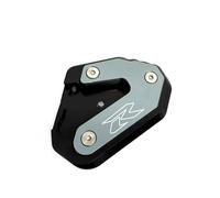 BDDXWSM Motorcycle Side Stand Pad For SUZUKI GSX-R GSXR 600 750 1000/R GSXR750 CNC Kickstand Enlarger Support support kickstand pad(Titanium 2)