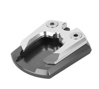 BDDXWSM Motorcycle Side Stand Pad For Xmax125 X-MAX 250 X-MAX300 CNC Aluminum Kickstand Extension Plate Foot Enlarger Support support kickstand pad(Titanium)