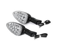 BDDXWSM Motorcycle Turn Signal Indicator Blinker Lamp For BMW R1200GS 2007 For R1200R 2007-2009 Side Marker Light Side Auxiliary Lights(CLEAR 2)