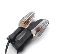 BDDXWSM Motorcycle Turn Signal Light Flashing Indicator Lamp For Kawasaki For ZX-6R KLE For Versys 1000 650 For ZRX 1200 ER-6N Side Auxiliary Lights(Smoke)