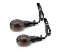 BDDXWSM Motorcycle Turn Signal Light Indicator Lamp For KAWASAKI EX250R KLX 125/L 150/L 230/S KLX250/S/SF KLX300/SM Flasher Side Auxiliary Lights(Smoke,2 pcs)