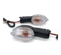 BDDXWSM Motorcycle Turn Signal Light Indicator Lamp For YZF R1 R6 R125 R25 R15 R3 Side Marker Side Auxiliary Lights(CLEAR)
