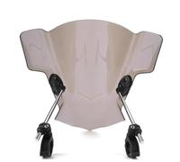 BDDXWSM Motorcycle Windshield Windscreen For Suzuki Bandit 1200/GSF1200S 1250S 600/GSF600S Wind Deflectors Handlebar Mounting Windshield Visor Deflectors(Smoke)