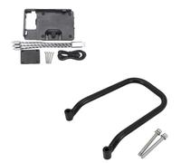 BDDXWSM Shockproof Holder Motorcycle Front GPS Smart Phone For B&MW S1000XR 2020-2024 Navigation Mount Bracket Handlebar Extension Pinning Holder Phone Position Mount(Black 5)