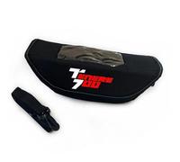 BDDXWSM Storage Package Motorcycle Handlebar Bag for Tenere 700 XT700Z XT1200 XTZ 700 T7 T700 Handle Bar Storage Package Waterproof Travel Set Placement Bag(Red 1)