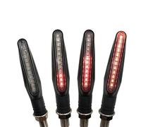 BDDXWSM Turn Signals Lights 2/4 Pcs Moto Turn Signal Lights Indicators Lamp Flashers Blinker For K&awasaki Z900 Z650 Z800 For NINJA 250 300R 300 Z250 Z300 250R Indicators Light(RED,4 PCS)
