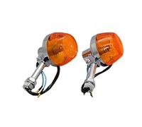 BDDXWSM Turn Signals Lights 2/4pcs Moto Turn Signal Lights Blinkers Front Rear Indicators For H&onda XL100 C70 CT70 CT90 For CB350 CM400 For CB450 For CB750 Indicators Light(2pcs long arm)