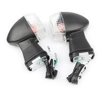 BDDXWSM Turn Signals Lights Motorcycle Front Rear Turn Signal Indicator Light Lamp For K&awasaki For Ninja ZX-6R ZX6R ZX-7R ZX-9R ZX9R ZX10R ZX-10R ZX-12R ZX12R Indicators Light(CLEAR,FRONT)