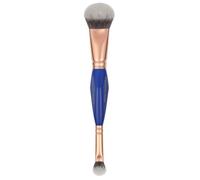 Bdellium Tools Professional Makeup Brush - Golden Triangle 969 Double-ended BDHD Phase II/Phase III - With All-Vegan Synthetic Fibers, For Versatile Application and Blending (Blue, 1pc)