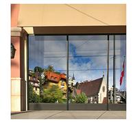BDF S15 silver one way mirror window film, 1.52 m x 15.24 m | Dark silver reflective film provides daytime privacy with up to 79% solar heat rejection and about 18% visible light
