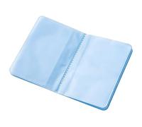 Bdfgh 2 Pcs Transparent Credit Card Sleeves Durable PVC Card Holder 9.7 x 14 cm for ID, Membership Credit CardsWallet Insurance Card Debit Card Driver's License 20Page 20 Slots