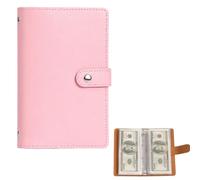 Bdfgh Envelope Money Saving Wallet Savings Challenge Book for Couples,Reusable A6 Money Budget Binder or Cash Envelopes,Budget Planner,Saving Challenge UK