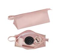 Bdfgh Travel Case Storage Bag for Dyson Airwrap and Shark Flexstyle Air Styling, Hairdryer Case Portable Water Resistant Carrying Bag Organizer for Dyson Supersonic &Accessories (Pink - Triangular)